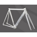 Track Series Keirn-Podium White Bicycle Frame (58 Cm)